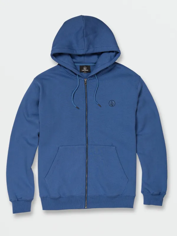 Single Stone Zip Fleece Hoodie - Camper Blue sold by Volcom