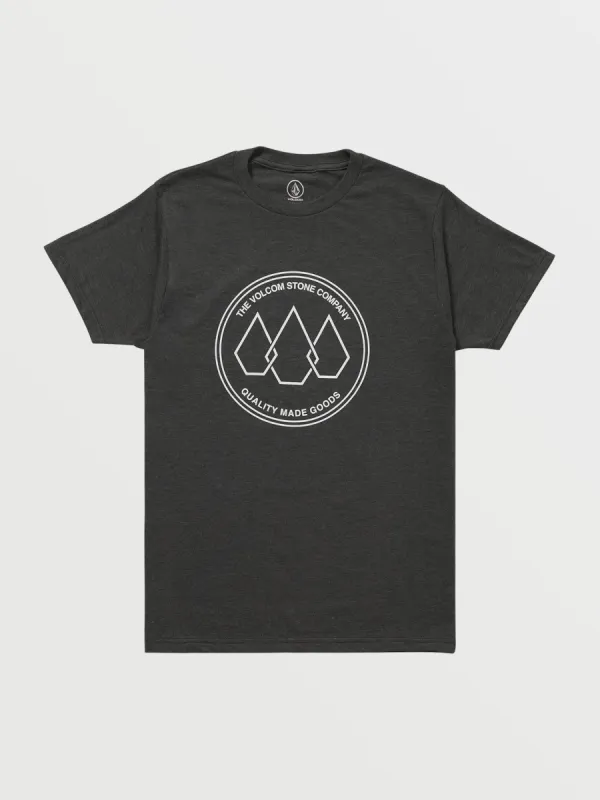 Stone Link Short Sleeve T-Shirt - Charcoal Heather sold by Volcom