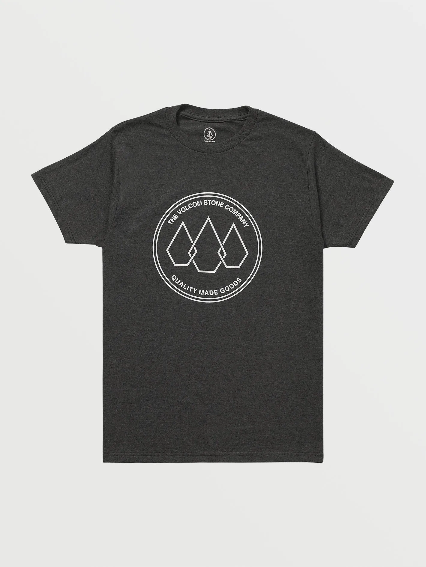 Stone Link Short Sleeve T-Shirt - Charcoal Heather sold by Volcom