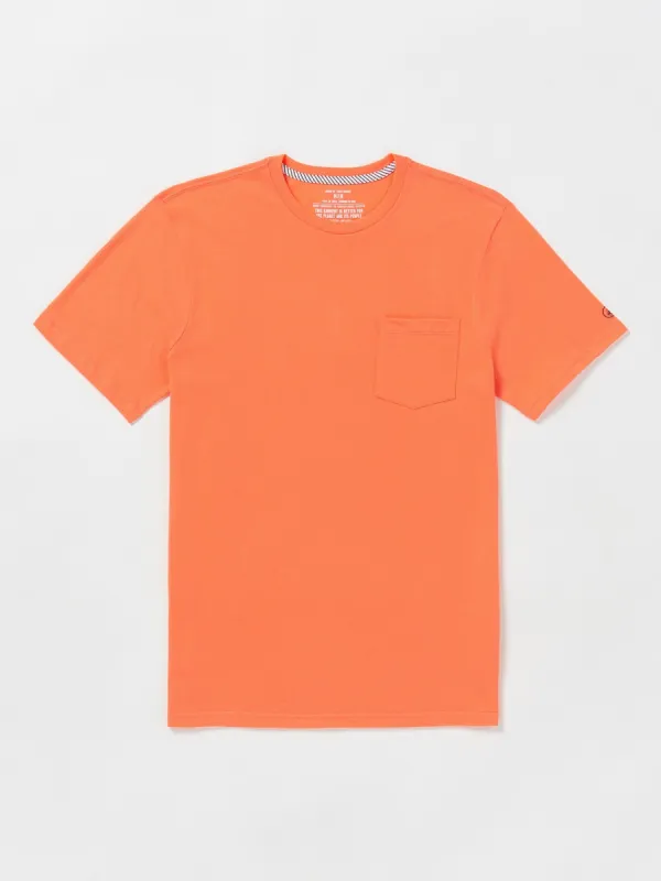 Solid Pocket Tee Short Tee - Turbo Orange made by Volcom