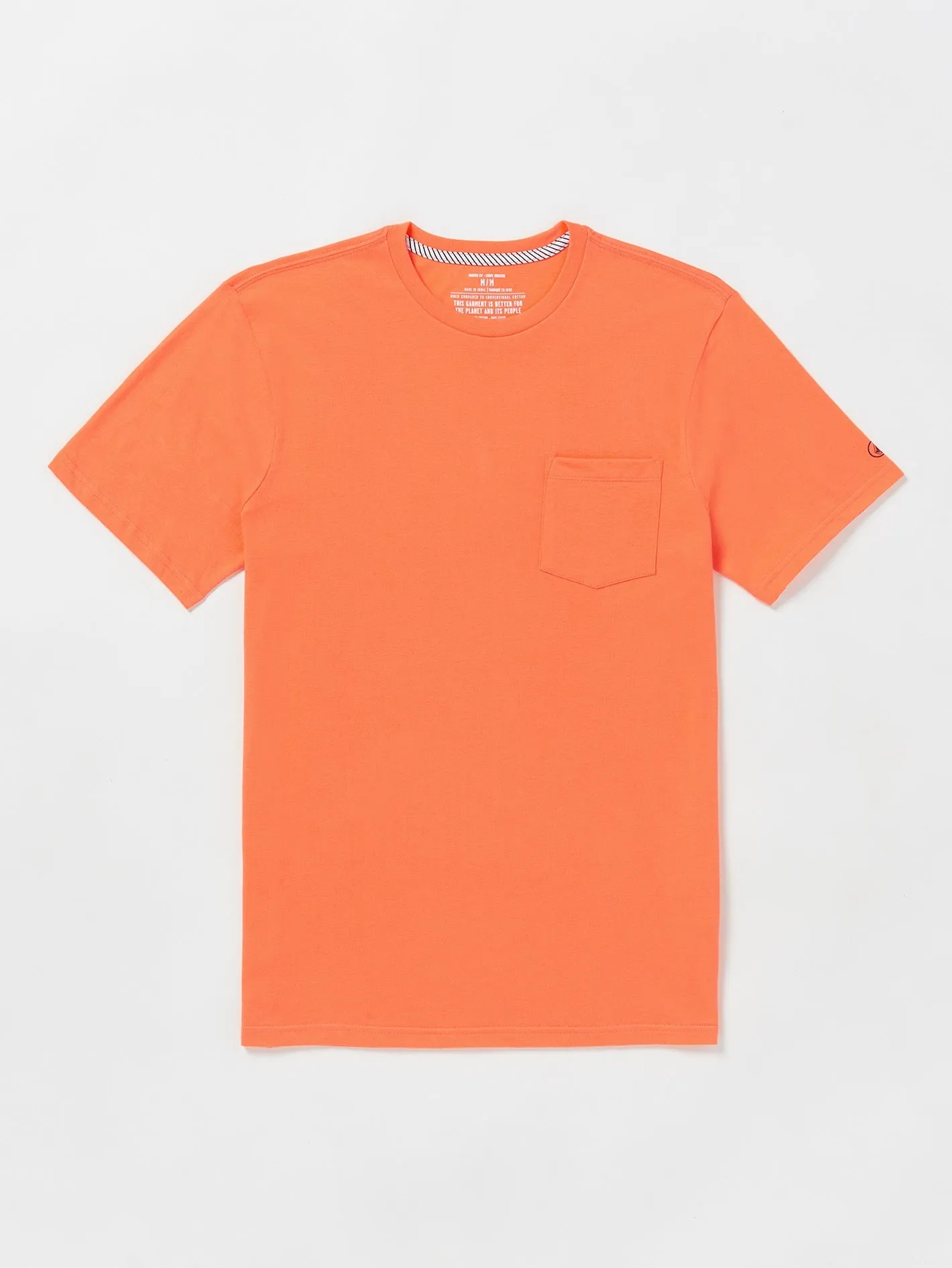 Solid Pocket Tee Short Tee - Turbo Orange sold by Volcom