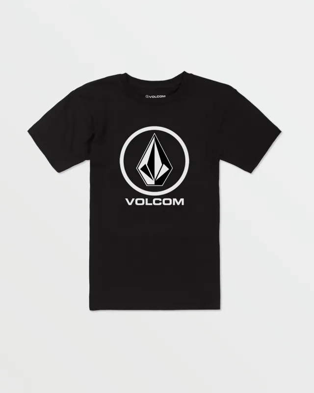 Big Boys Crisp Stone Short Sleeve Tee - Black sold by Volcom