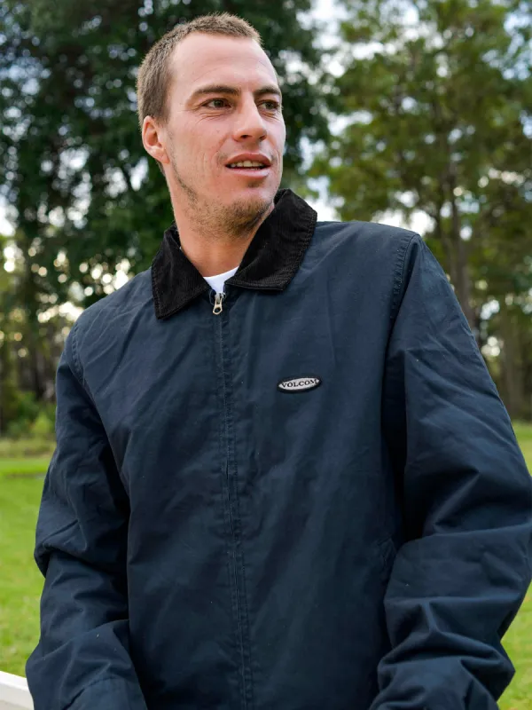 Voider Lined Jacket - Navy sold by Volcom