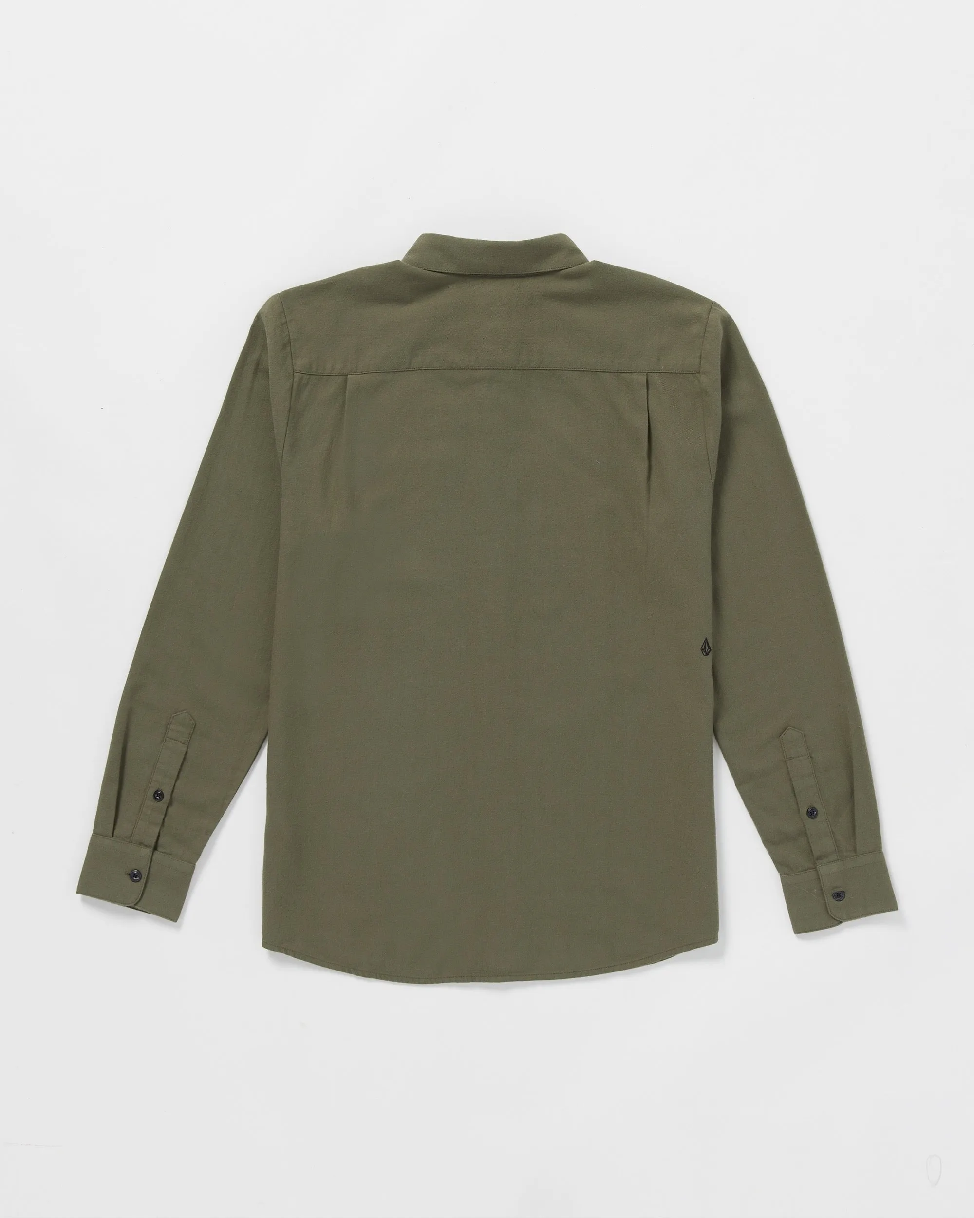 Caden Solid Long Sleeve Shirt - Winter Moss sold by Volcom product image thumbnail 4