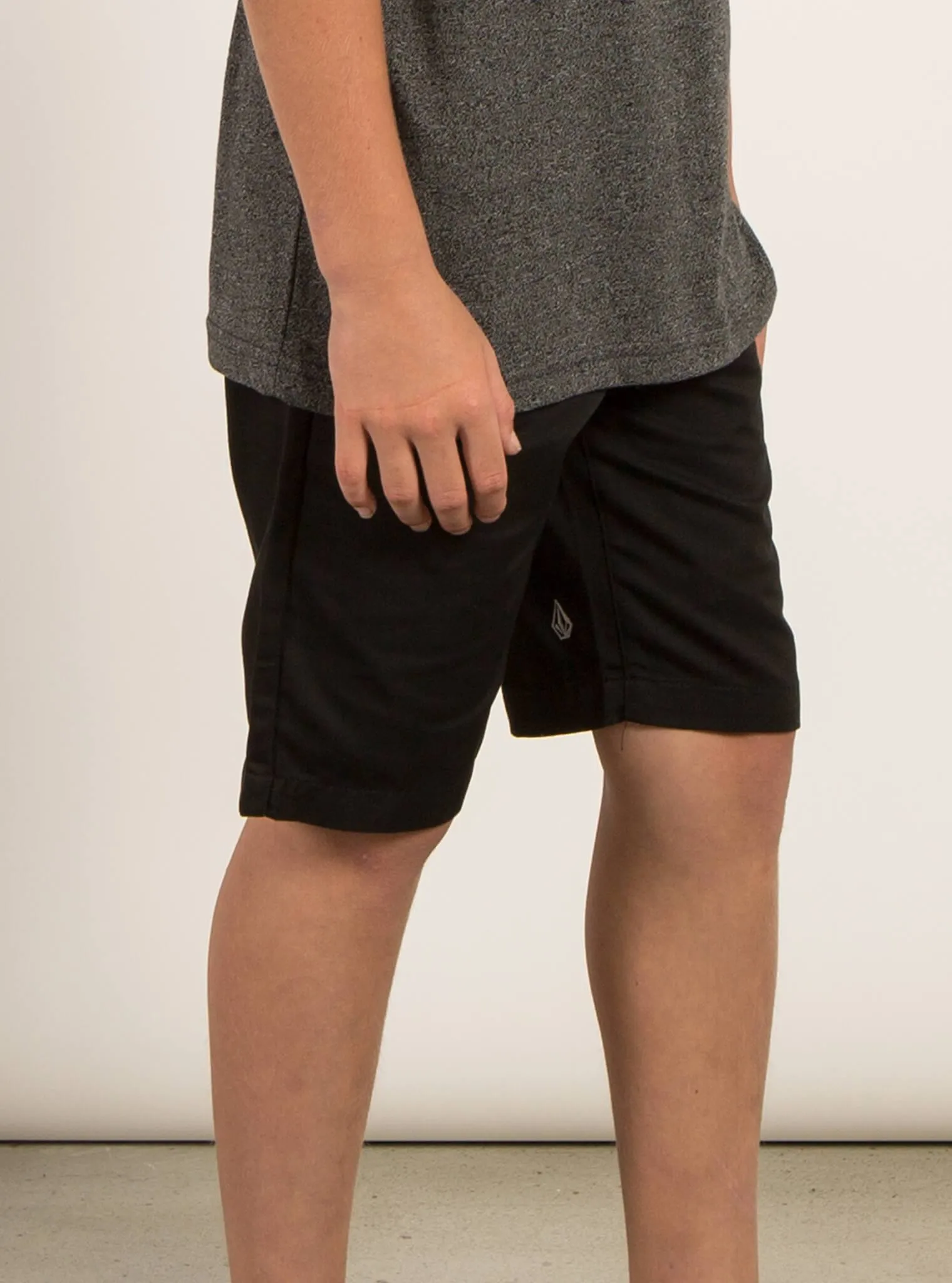 Big Boys Frickin Chino Shorts - Black (2019) sold by Volcom product image thumbnail 3