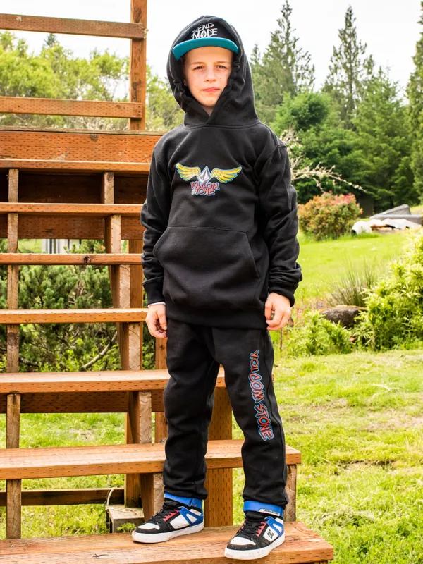 Big Boys Caiden Fleece Pants - Black sold by Volcom