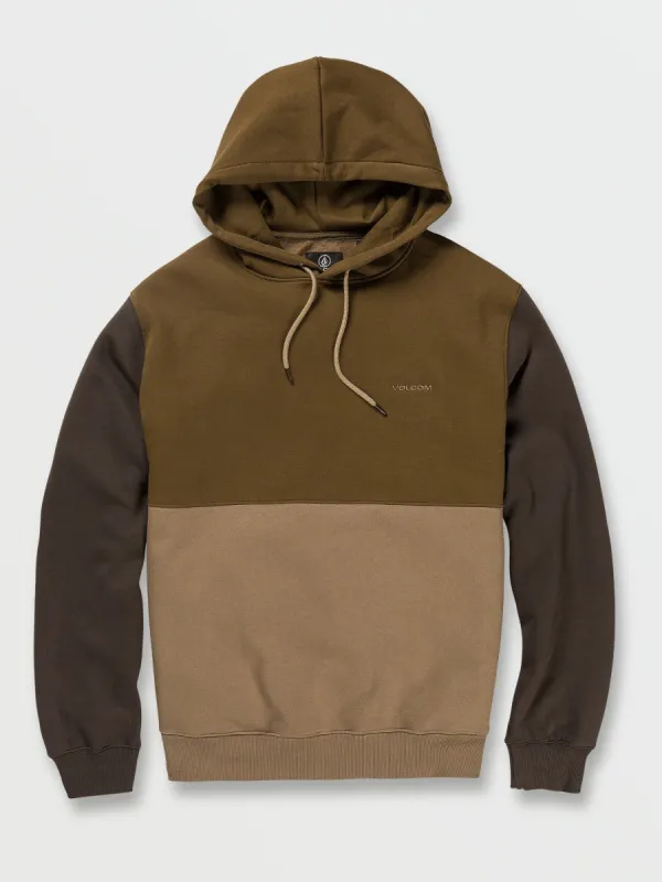 Divided Pullover Hoodie - Service Green sold by Volcom