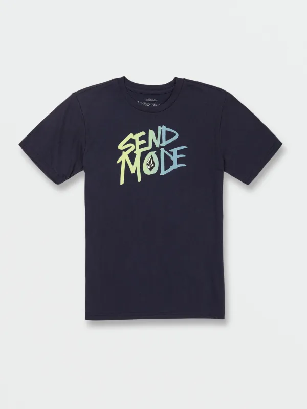 Big Boys Send Mode Tech Short Sleeve Tee - Navy sold by Volcom