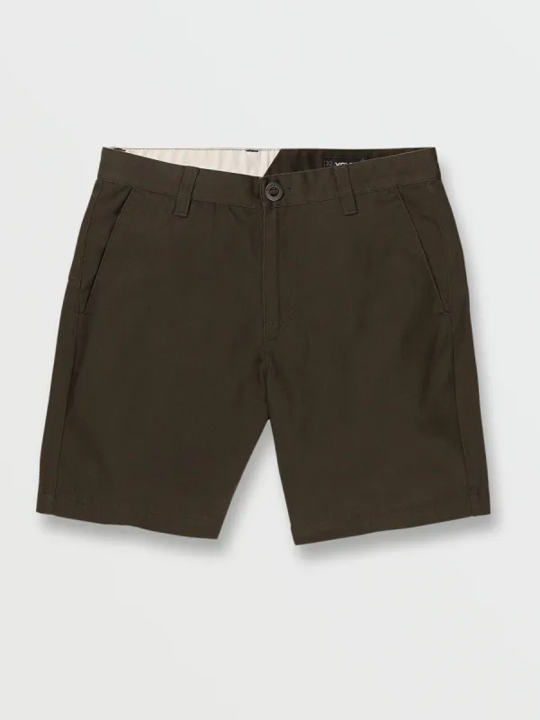 Barracks Relaxed Chino Shorts - Rinsed Black sold by Volcom