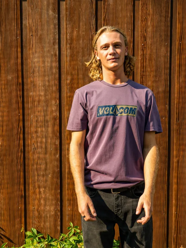 Stone Split Short Sleeve Tee - Arctic Dust sold by Volcom