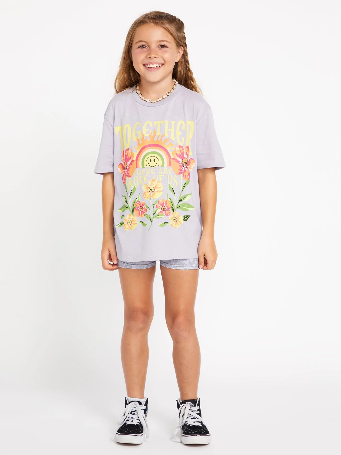 Girls Truly Stoked Boyfriend Short Sleeve Tee - Moonbeam sold by Volcom product image thumbnail 4