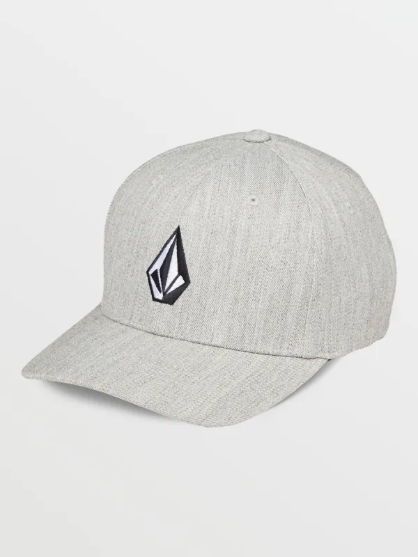 Full Stone Heather Flexfit Hat - Grey Vintage sold by Volcom