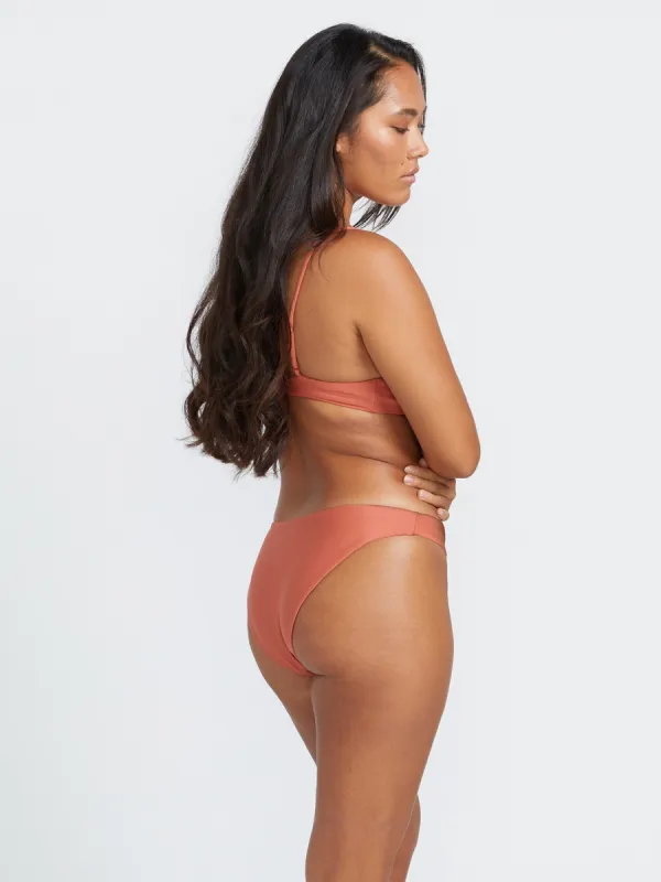 Simply Seamless Full Bikini Bottom - Rosewood sold by Volcom