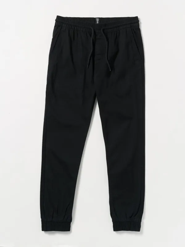 Road Trip Elastic Waist Pants - Black sold by Volcom