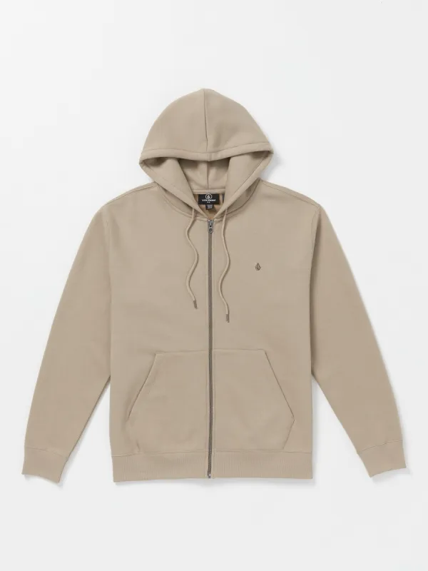 Single Stone Zip Hoodie - Khaki sold by Volcom