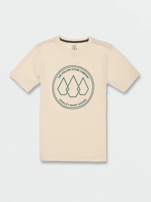 Big Boys Stone Link Short Sleeve Tee - Off White Heather sold by Volcom