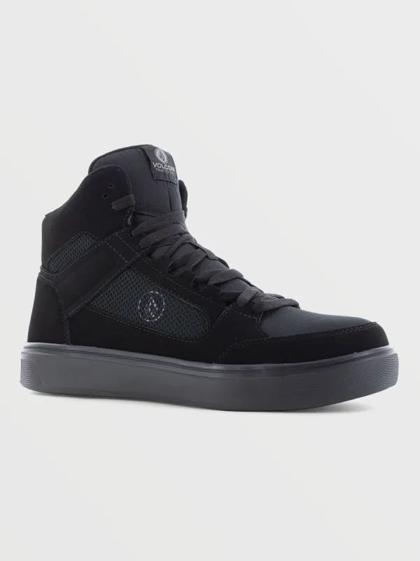 Volcom Workwear Evolve High Top Shoes - Black made by Volcom