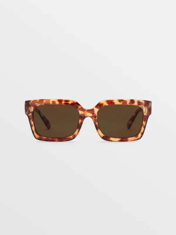 Domeinator Sunglasses - Polka Tort/Bronze sold by Volcom