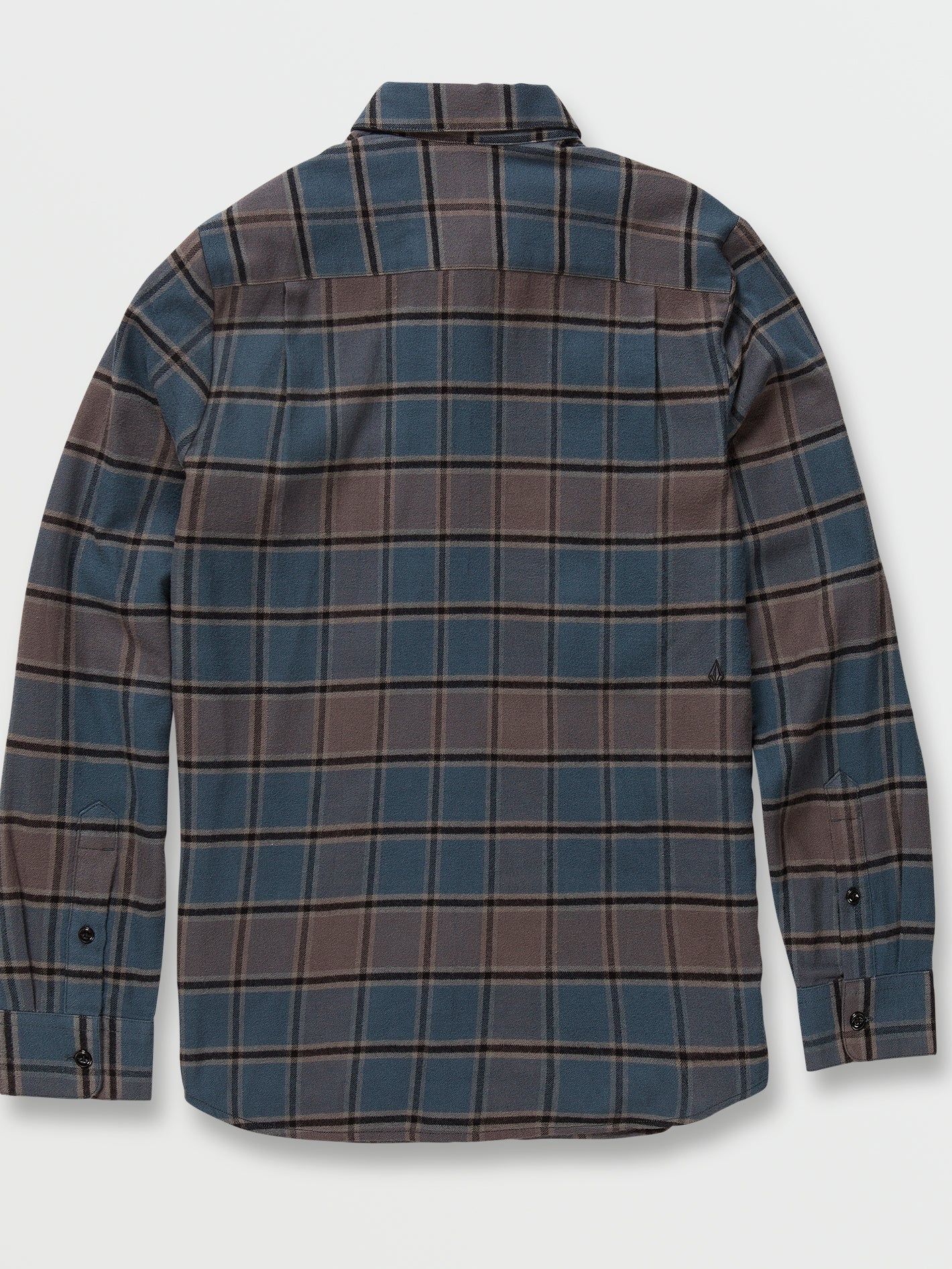 Caden Plaid Long Sleeve Flannel - Marina Blue sold by Volcom product image thumbnail 3