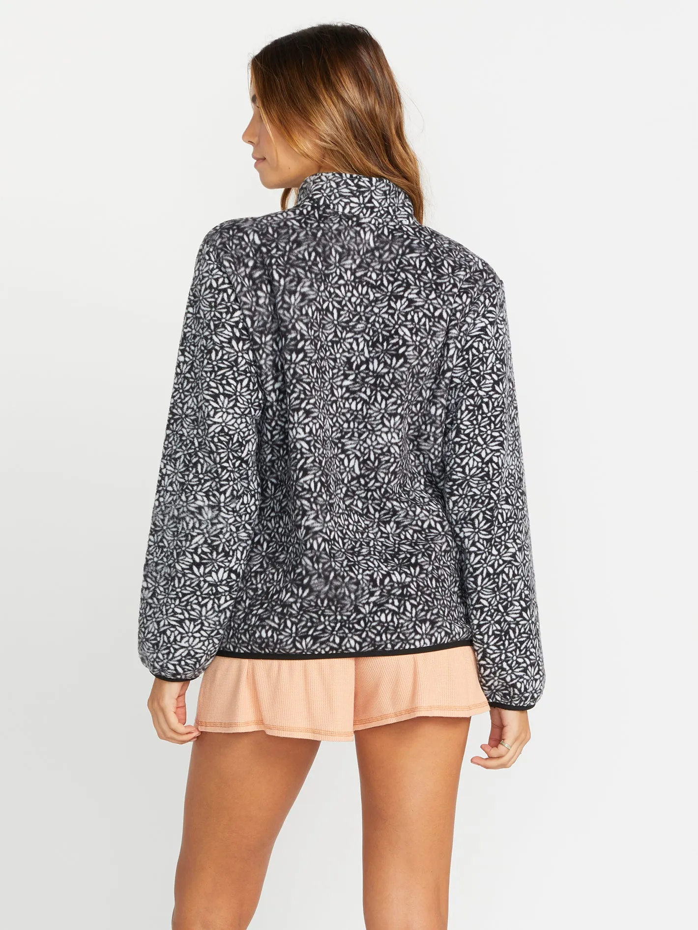 Pheelin It Mock Neck Pullover Sweatshirt - Cloud sold by Volcom product image thumbnail 4