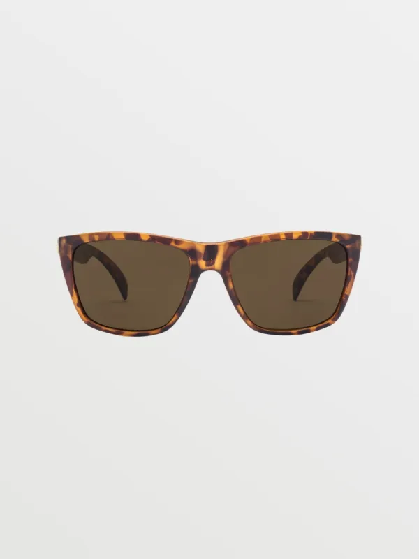 Plasm Sunglasses - Matte Tort/Bronze sold by Volcom