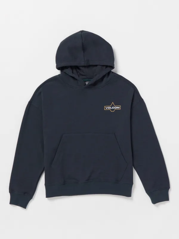 Big Boys Branding Iron Heather Hoodie - Navy Heather sold by Volcom