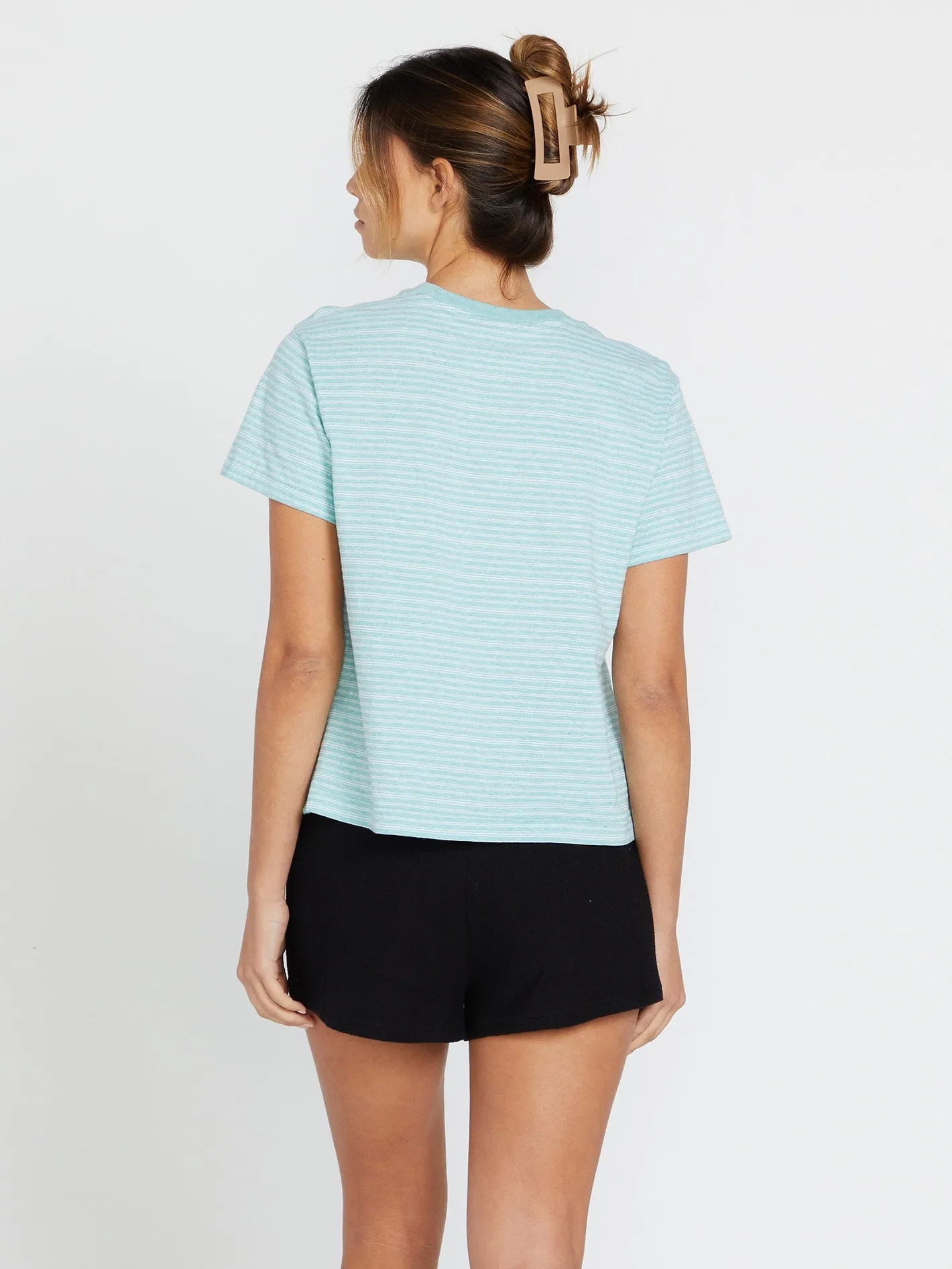 Halite Stripe Short Sleeve Shirt - Aqua sold by Volcom product image thumbnail 3