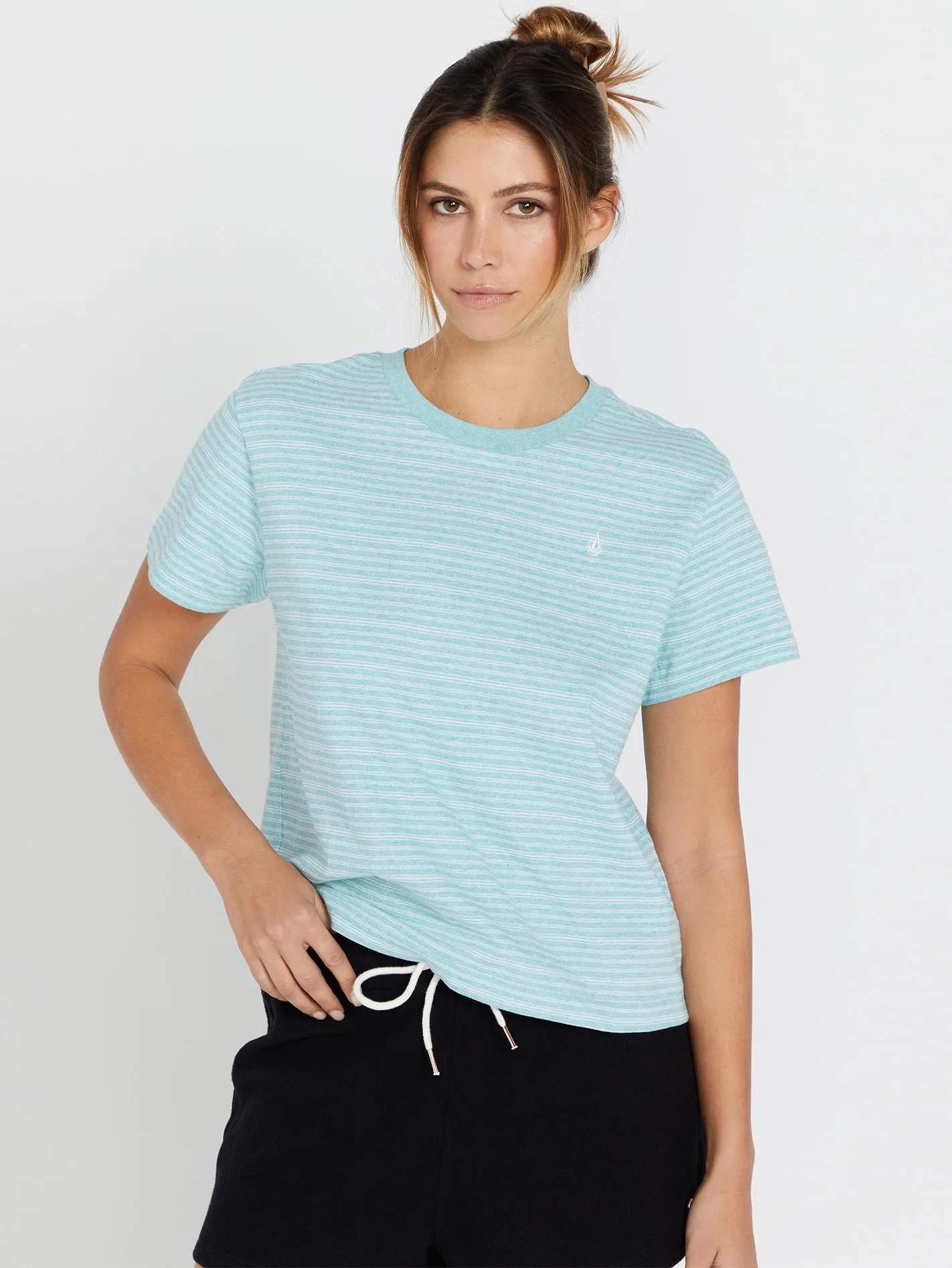 Halite Stripe Short Sleeve Shirt - Aqua sold by Volcom product image thumbnail 4