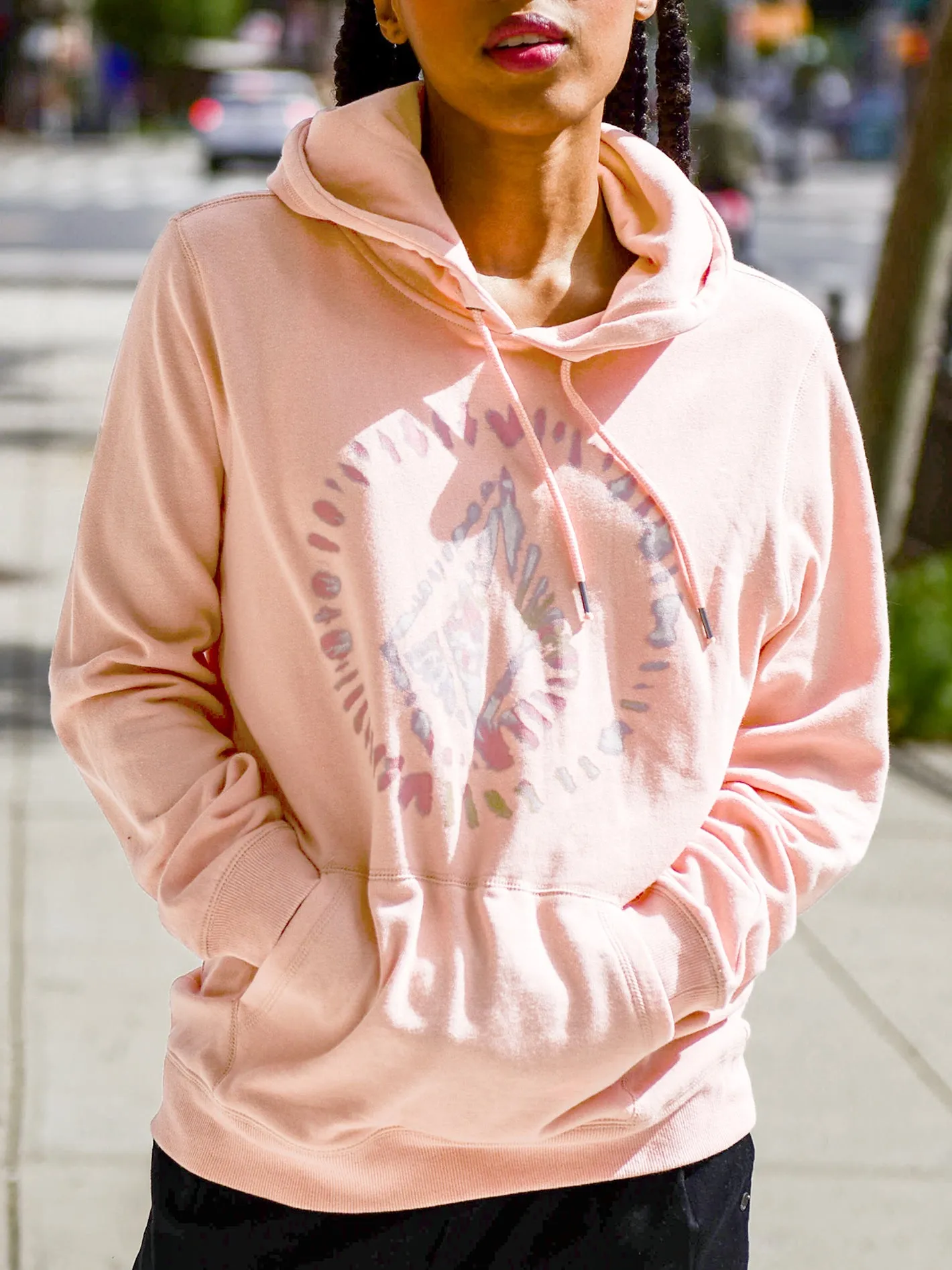 Truly Deal Hoodie - Hazey Pink sold by Volcom