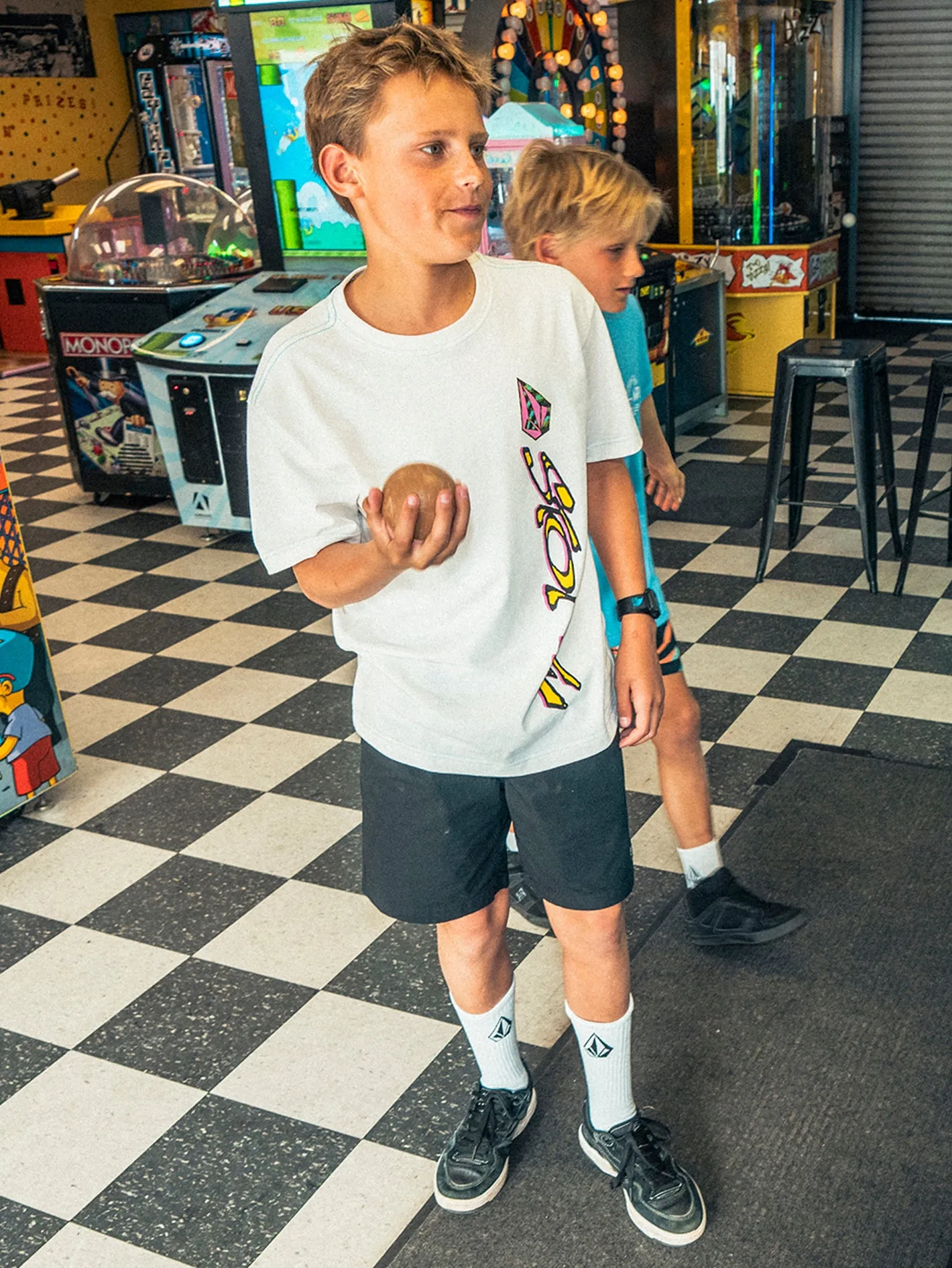 Big Boys Sea Punk Short Sleeve Tee - Off White sold by Volcom product image thumbnail 2