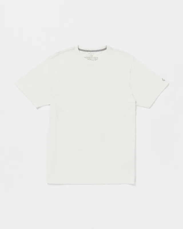 Solid Short Sleeve Tee - Off White sold by Volcom