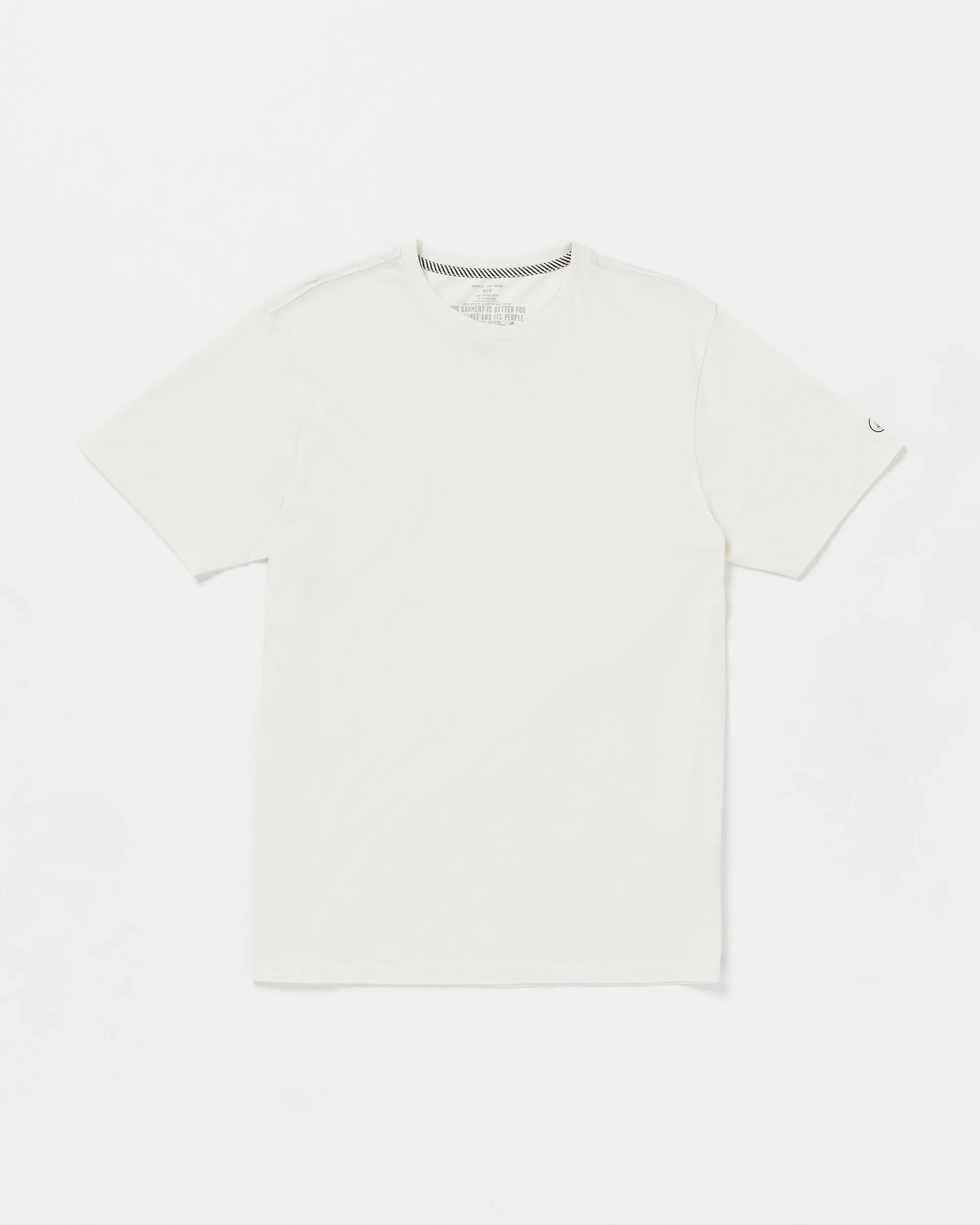 Solid Short Sleeve Tee - Off White sold by Volcom