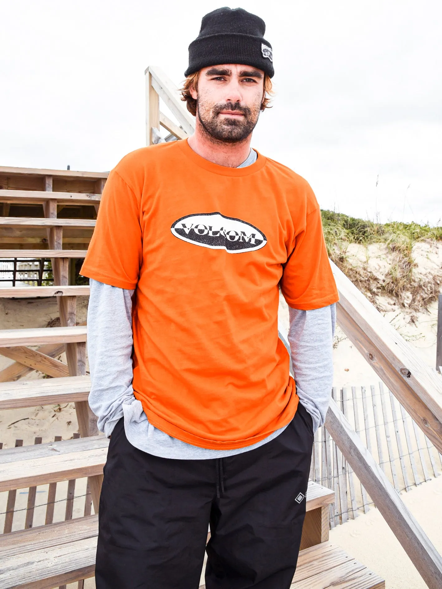 Ovoid Short Sleeve Tee - Saffron sold by Volcom