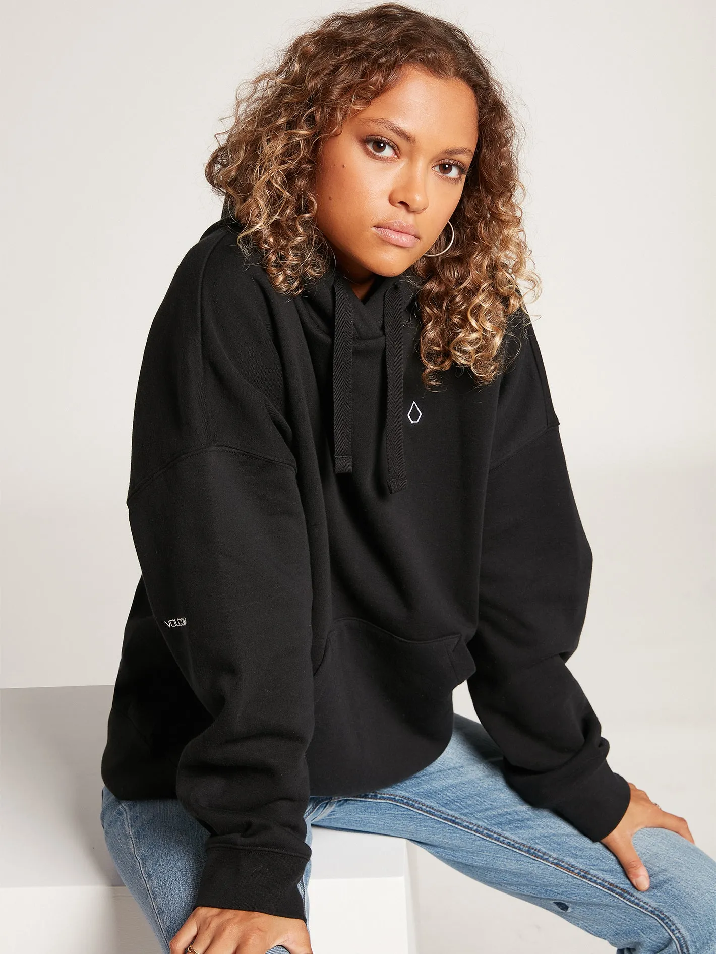 Stone Heart Hoodie - Black sold by Volcom product image thumbnail 4