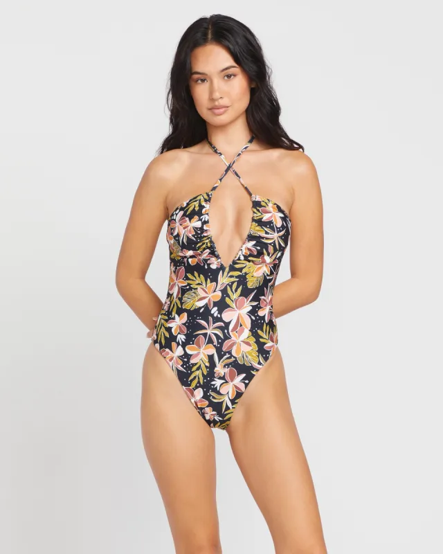 Fronds Forever One Piece Swimsuit - Multi sold by Volcom