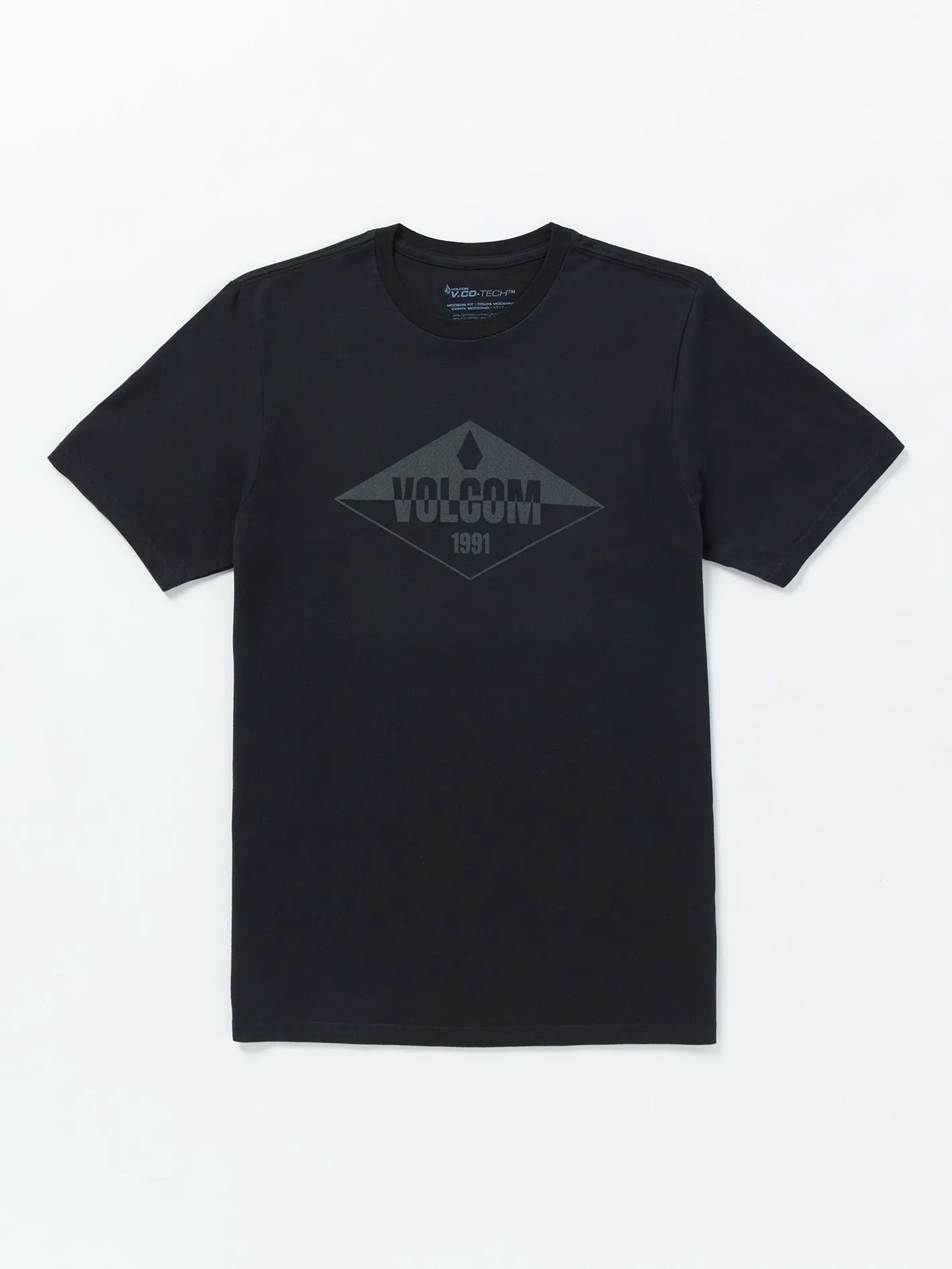 Stone Sane Tech Short Sleeve Tee - Black sold by Volcom product image thumbnail 2
