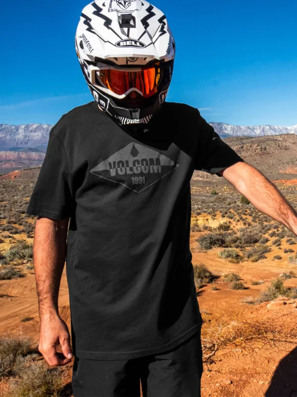 Stone Sane Tech Short Sleeve Tee - Black sold by Volcom