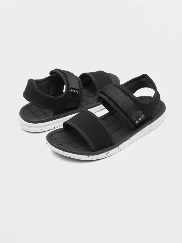 V.Co Draft Sport Sandals - Black White sold by Volcom