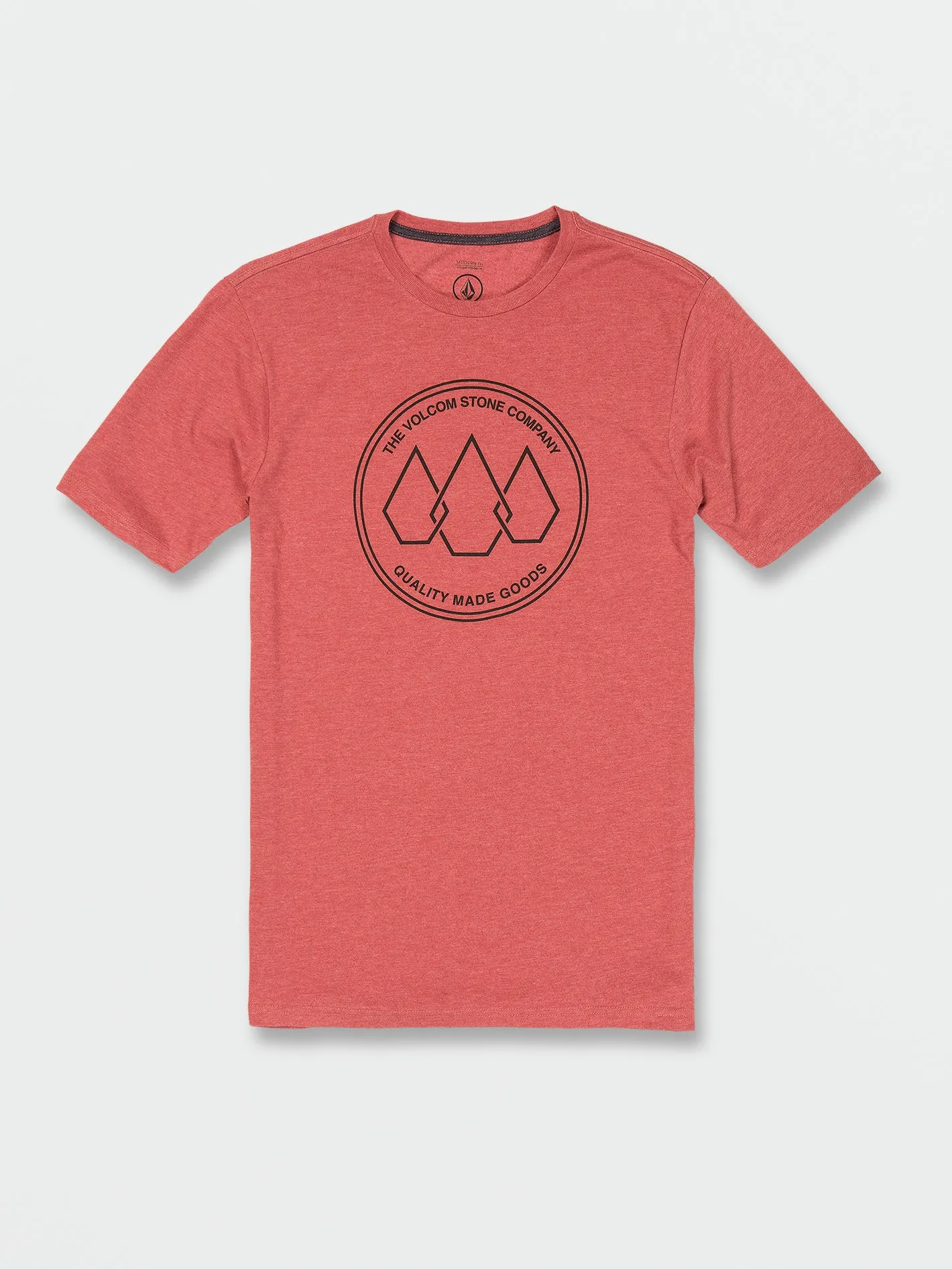 Stone Link Short Sleeve Tee - Cherrywood Heather sold by Volcom