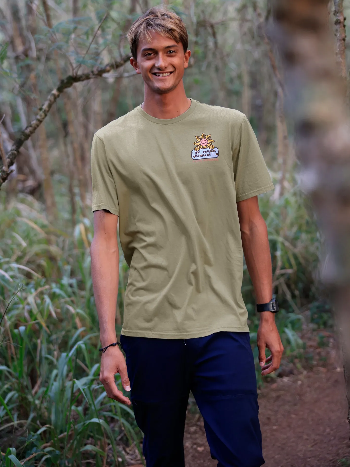 Farm to Yarn Gardener Short Sleeve Tee - Seagrass Green sold by Volcom