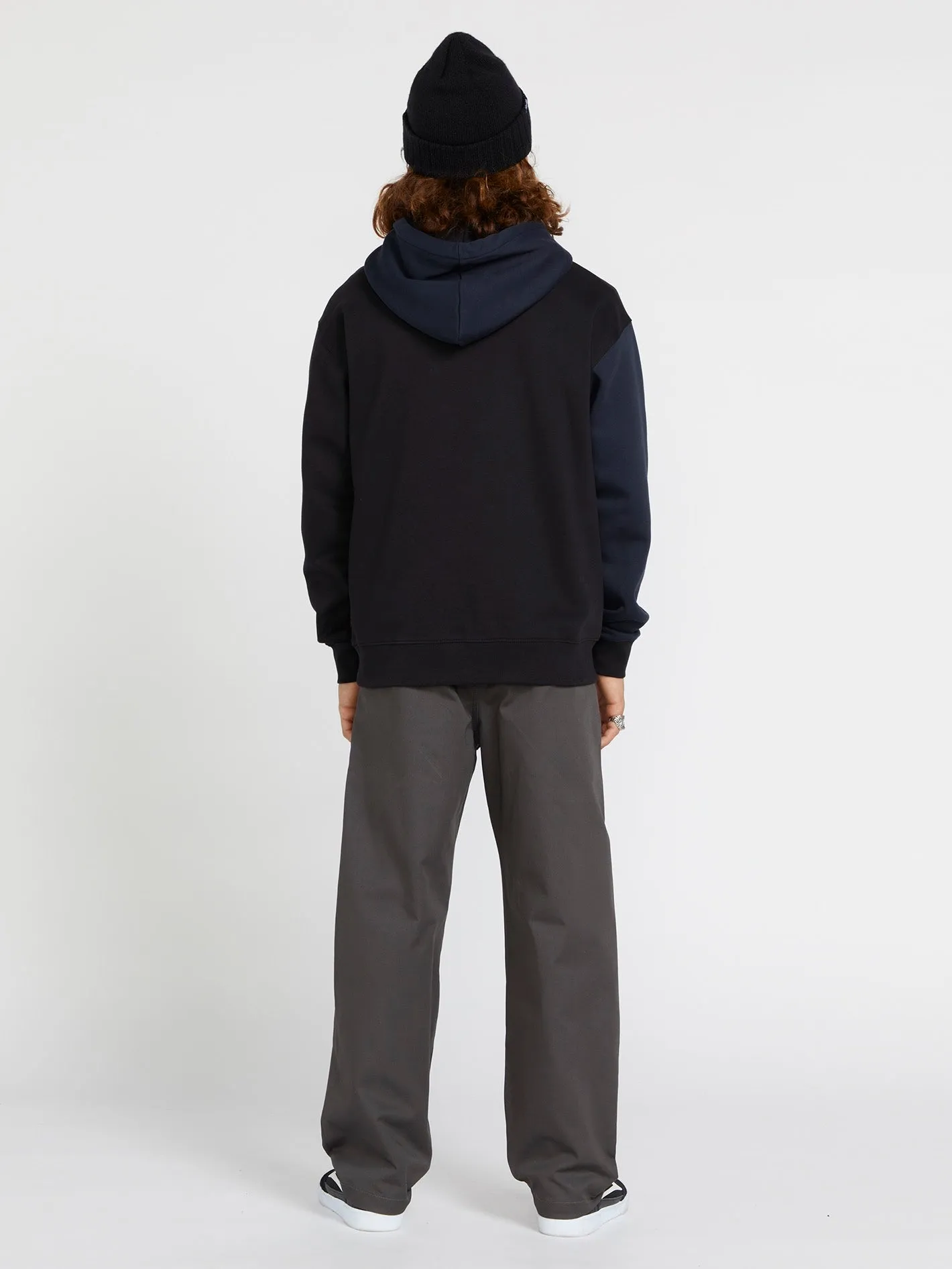 Halfstone Fleece Hoodie - Navy sold by Volcom product image thumbnail 2