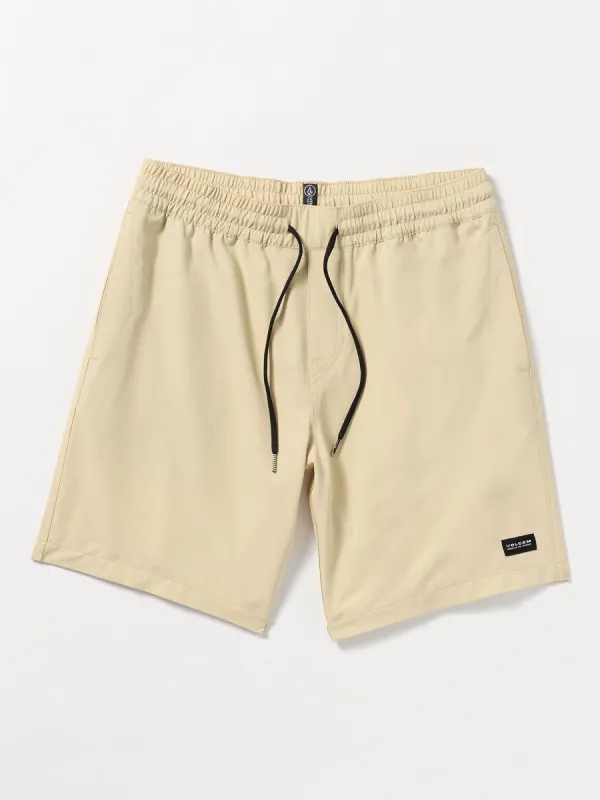 Stones Hybrid Elastic Waist Short 18" - Sand sold by Volcom