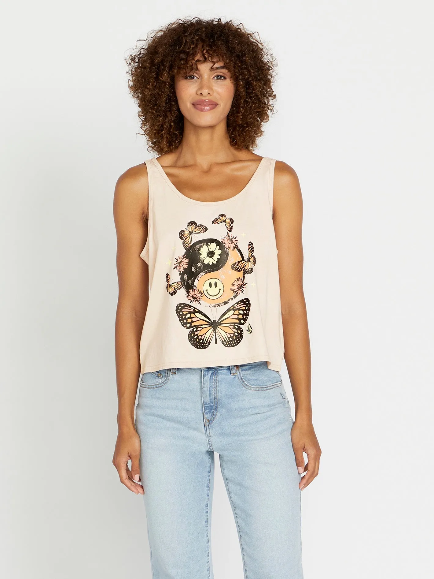 To The Bank Tank - Dusty Rose sold by Volcom