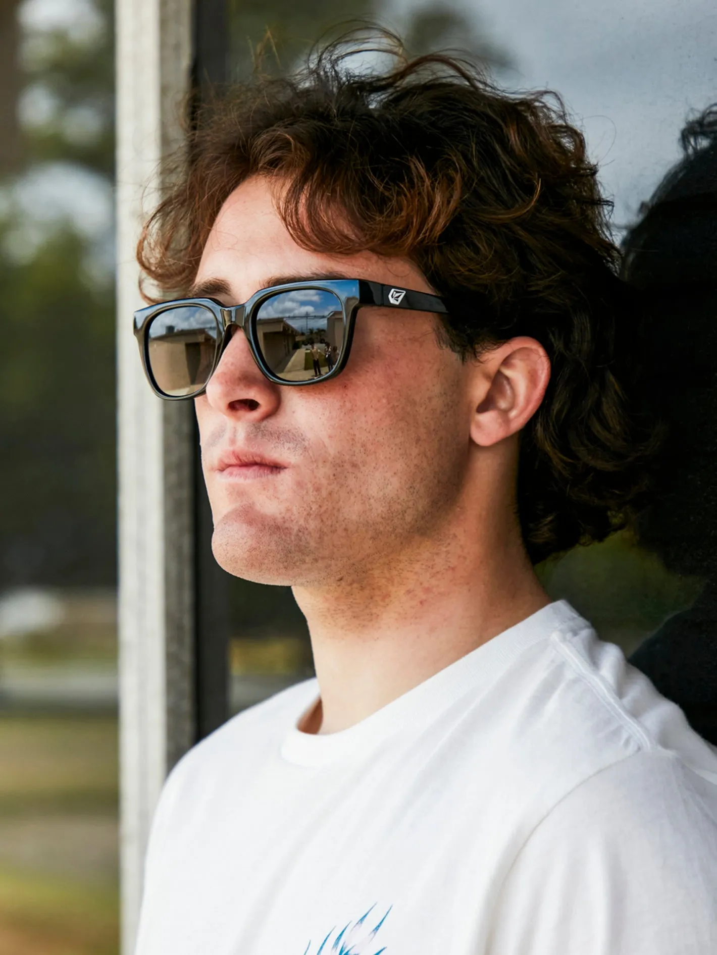 Domeinator Sunglasses - Gloss Black/Gray sold by Volcom