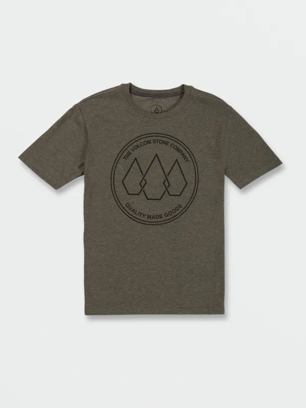 Little Boys Stone Link Short Sleeve Tee - Martini Olive sold by Volcom