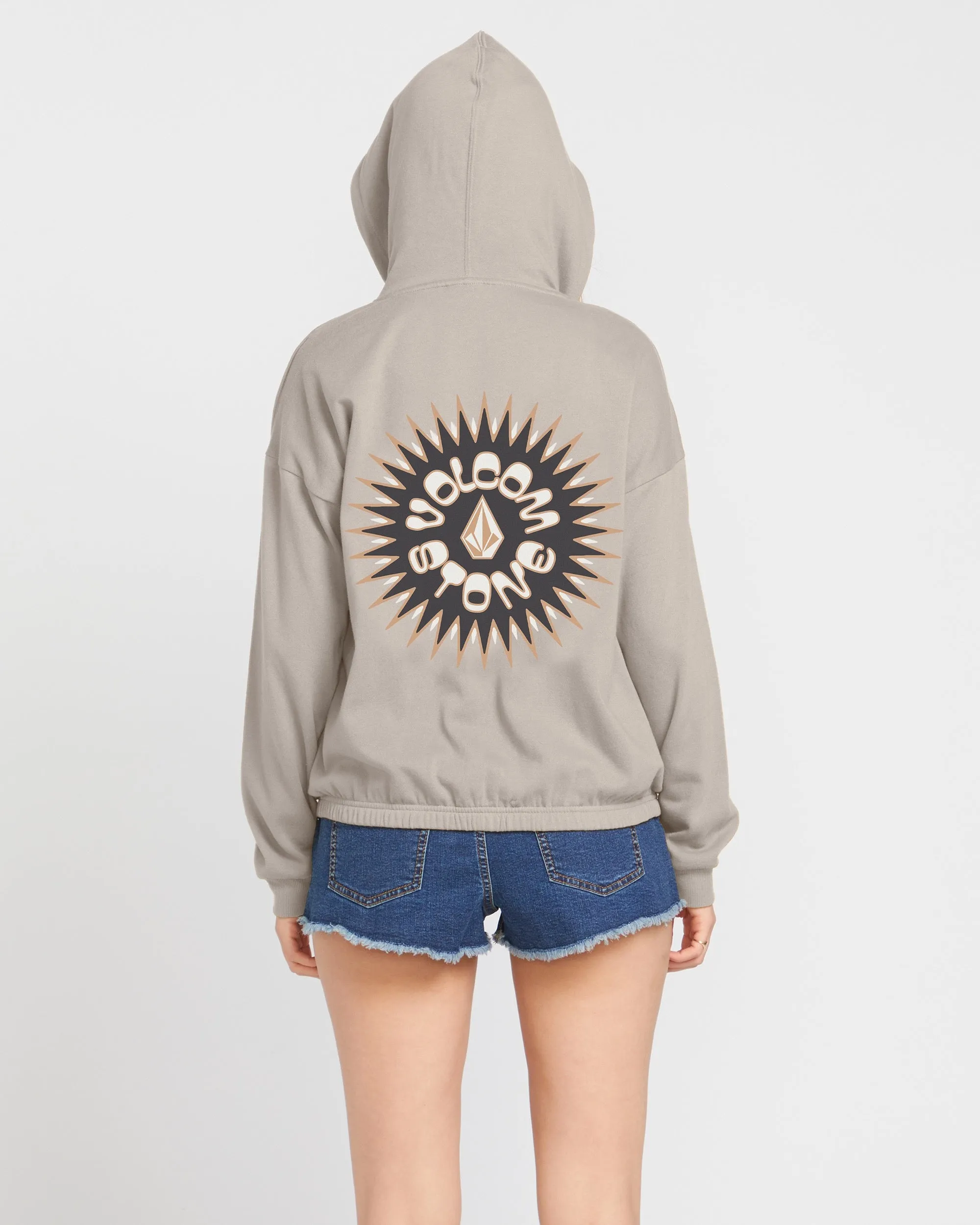 Truly Deal Zip Hoodie - Concrete sold by Volcom product image thumbnail 2