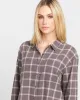 Plaid To Meet U 2 Long Sleeve Shirt - Dark Grey sold by Volcom