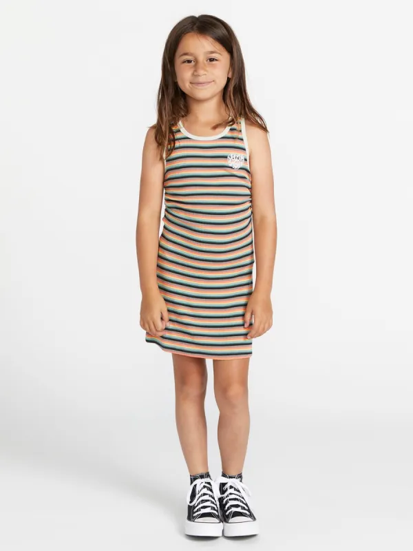 Girls Lived in Lounge Knit Dress - Reef Pink sold by Volcom