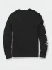 Little Boys Iconic Stone Long Sleeve Tee - Black sold by Volcom