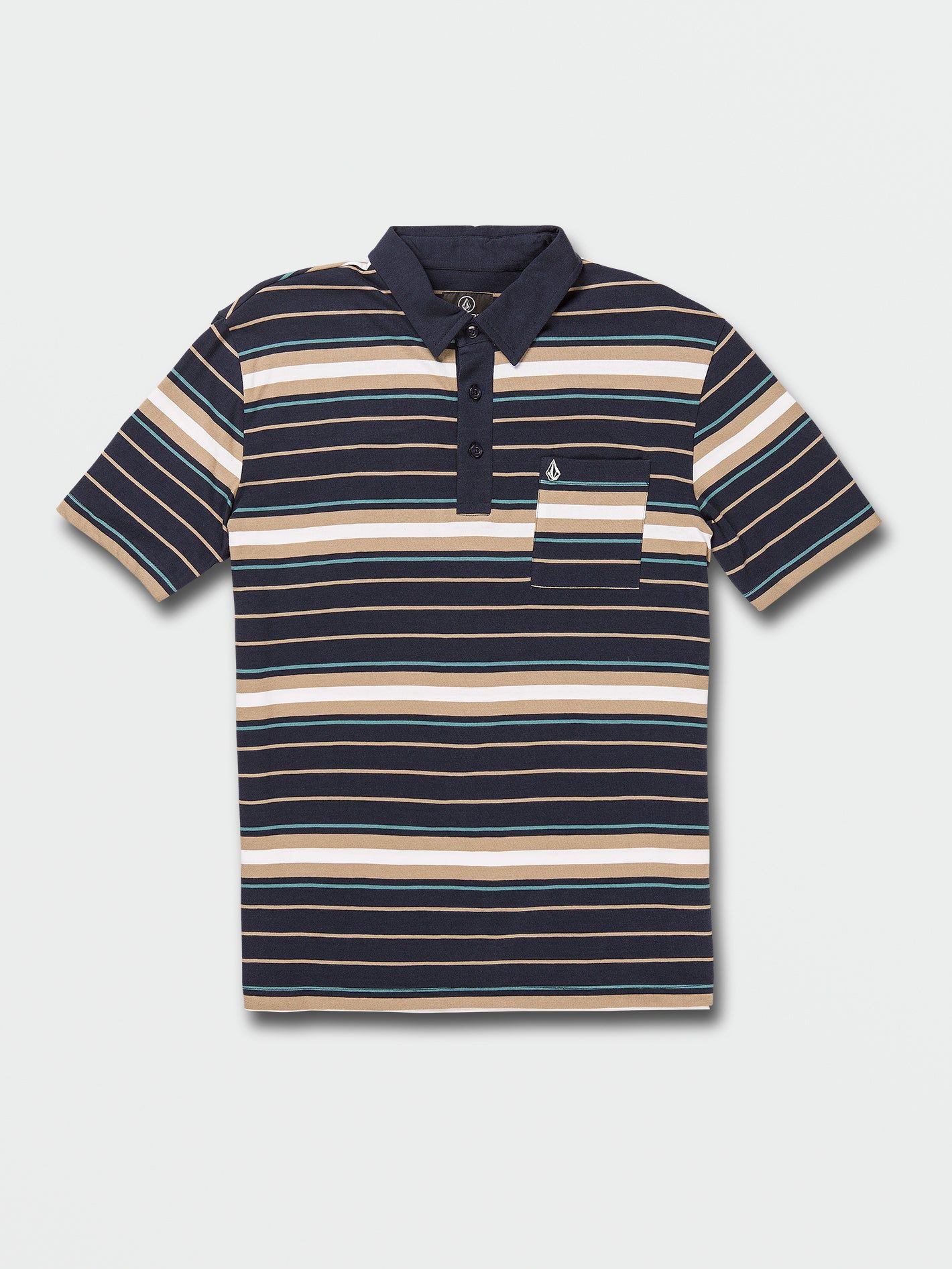Fliedly Polo Short Sleeve - Navy sold by Volcom product image thumbnail 2
